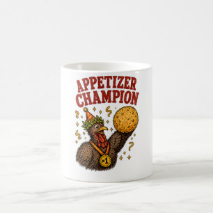 Voorgerecht Kampioen Kalkoen Thanksgiving Ontwerp Koffiemok