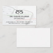 Voorgeschreven bril | apparatuur voor optometrist visitekaartje (Voorkant / Achterkant)