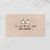 Voorgeschreven bril | optometrist visitekaartje (Voorkant)