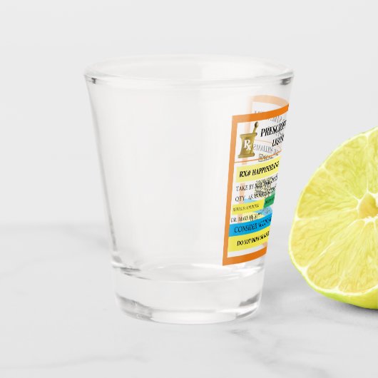 Voorgeschreven schotglas shot glas (Links)