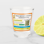 Voorgeschreven schotglas shot glas (Voorkant)