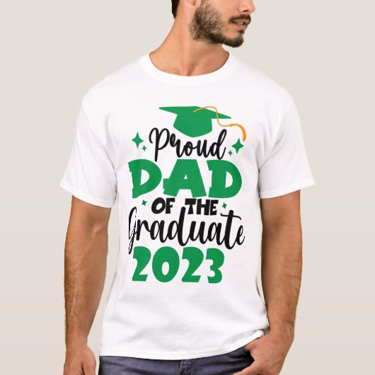 Voorgestelde DAD van een Klasse van 2023 Afstudere T-shirt (Voorkant)