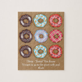 Voorgestelde donuts Prom Dance Legpuzzel