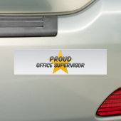 Voorgestelde Kantoor Supervisor Bumpersticker (Op auto)