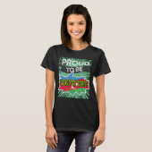 Voorgestelde laboratoriumwetenschapper, beroepszor t-shirt (Voorkant volledig)
