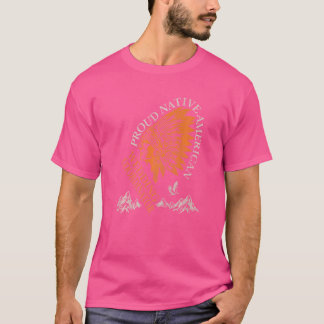 Voorgestelde Native American Job Wedding Coordinat T-shirt