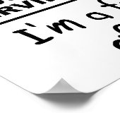Voorgestelde Portie Grappige Poster (Hoek)