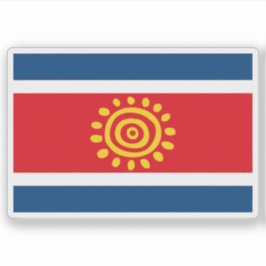 Voorgestelde vlag van Angola (2003) Sticker