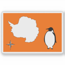 Voorgestelde vlag van Antarctica (Cooper & Tucker) Sticker
