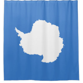 Voorgestelde vlag van Antarctica (door Graham Bart Douchegordijn