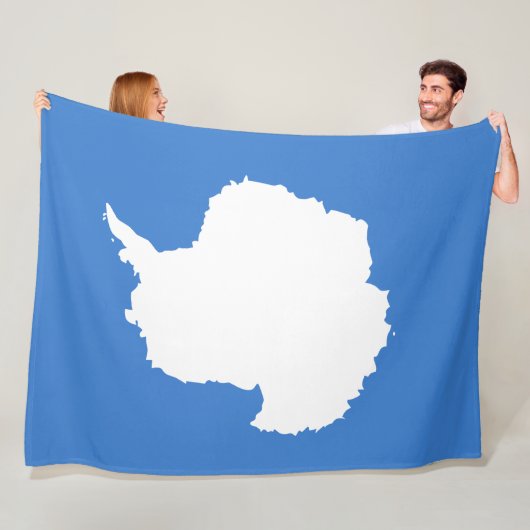 Voorgestelde vlag van Antarctica (door Graham Bart Fleece Deken (In situ)