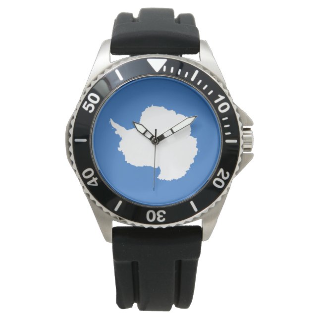 Voorgestelde vlag van Antarctica (door Graham Bart Horloge (Voorkant)