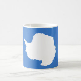 Voorgestelde vlag van Antarctica (door Graham Bart Koffiemok