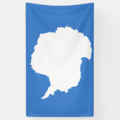 Voorgestelde vlag van Antarctica (door Graham Bart Spandoek (Verticaal)