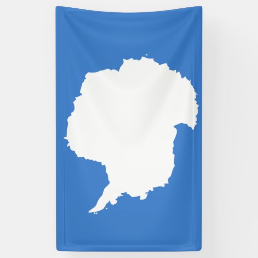 Voorgestelde vlag van Antarctica (door Graham Bart Spandoek (Verticaal)