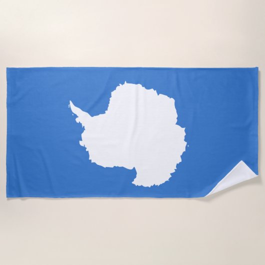 Voorgestelde vlag van Antarctica (door Graham Bart Strandlaken (Voorkant)