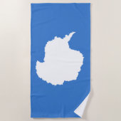 Voorgestelde vlag van Antarctica (door Graham Bart Strandlaken (Voorkant)