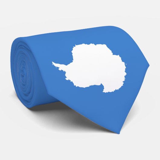 Voorgestelde vlag van Antarctica (door Graham Bart Stropdas (Opgerold)