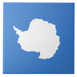 Voorgestelde vlag van Antarctica (door Graham Bart Tegeltje