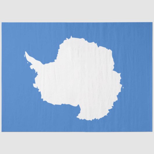 Voorgestelde vlag van Antarctica (door Graham Bart Tissuepapier (Voorkant)