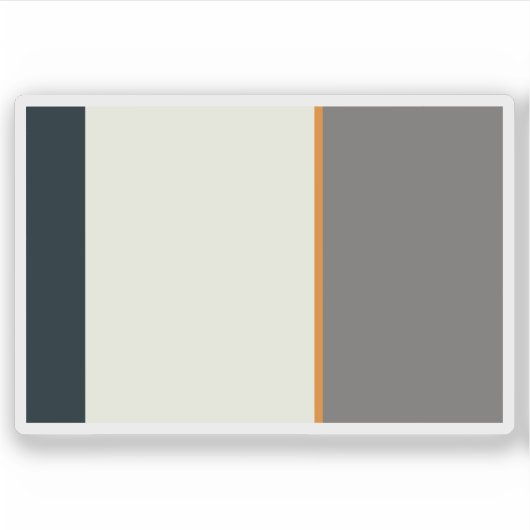 Voorgestelde vlag van Antarctica (Olivier Leroi) Sticker (Voorkant)