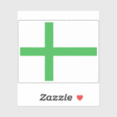 Voorgestelde vlag van Groenland (1991) Sticker (Vel)