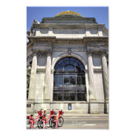 Voorgevel van de voormalige Buffalo Spaarbank Foto Afdruk