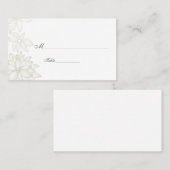 Voorgevormde Bloom Taupe Special Occasion Place Ca Plaatskaartje (Voorkant / Achterkant)