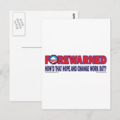 Voorgewaarschuwd - briefkaart (Voorkant / Achterkant)