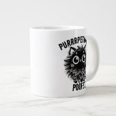 Voorgoed gedoofde kat 2 grote koffiekop (Voorkant rechts)