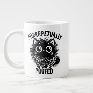 Voorgoed gedoofde kat 2 grote koffiekop