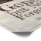 Voorgoed verloren - Antiek Poster (Hoek)