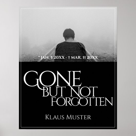 Voorgoed verloren - Donker Poster (Voorkant)