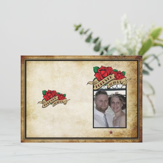 Voorheen aangesloten bij het Roos Urban Tattoo Wed Programmakaart (Staand voorkant)