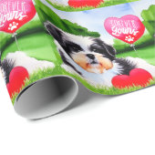 Voorheen de Waterverf van Shih Tzu Cadeaupapier (Rol Hoek)