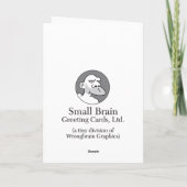 Voorhistorische CUPIDO Valentijn Feestdagen Kaart (Achterkant)