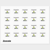 VOORHOORNS Regel! Ronde Sticker (Vel)