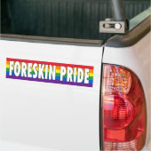 Voorhuid Pride (6-kleur) Bumpersticker (Op Truck)