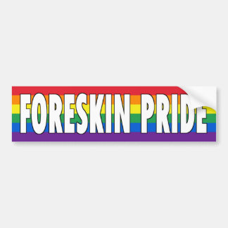 Voorhuid Pride (6-kleur) Bumpersticker