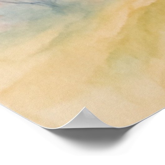 Voorjaar 1, Blossom Breeze, Seizoensgebonden Poste Poster (Hoek)