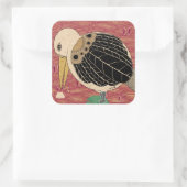 Voorjaar 2012 vierkante sticker (Tas)