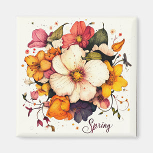 Voorjaar, 2025 Bloemen Magneet