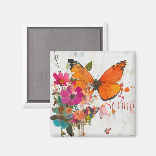 Voorjaar, 2025, magneet (Voorkant / Achterkant)