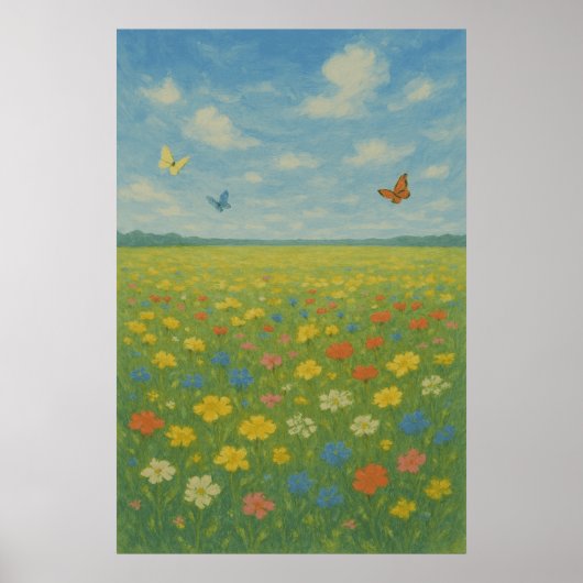 Voorjaar 5 The Meadow Awakens, seizoensgebonden pr Poster (Voorkant)