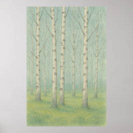 Voorjaar 6, April Silence, Seizoensgebonden Print