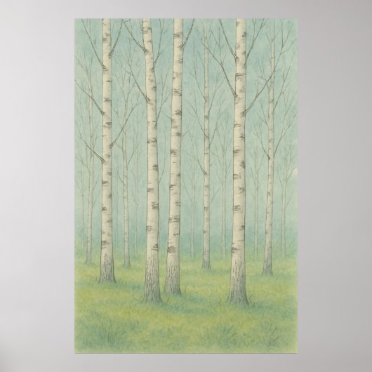 Voorjaar 6, April Silence, Seizoensgebonden Print (Voorkant)