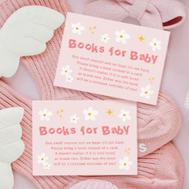 Voorjaar Baby in Bloom Baby shower Boek Aanvraag Informatiekaartje