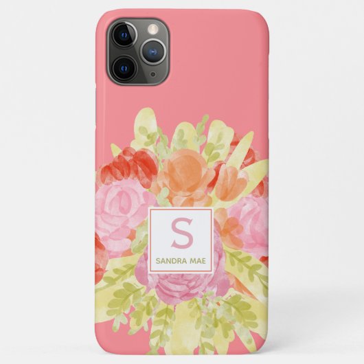  voorjaar deens pastel bloemige Waterverf kunst Case-Mate iPhone Case (Achterkant)