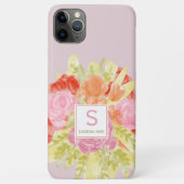 voorjaar deens pastel bloemige Waterverf kunst Case-Mate iPhone Case (Achterkant)