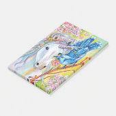 Voorjaar eenhoorn en Jay Post-it® Notes (Schuin)